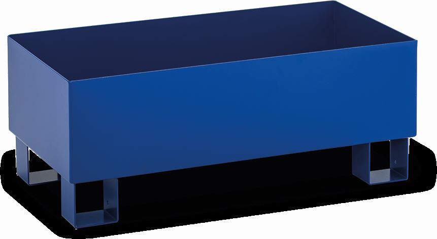 Produktbild Cemo Auffangwanne Typ SW65/2 lackiert RAL 5002 ohne Gitterrost 82 x 41 x 32 cm bild 2