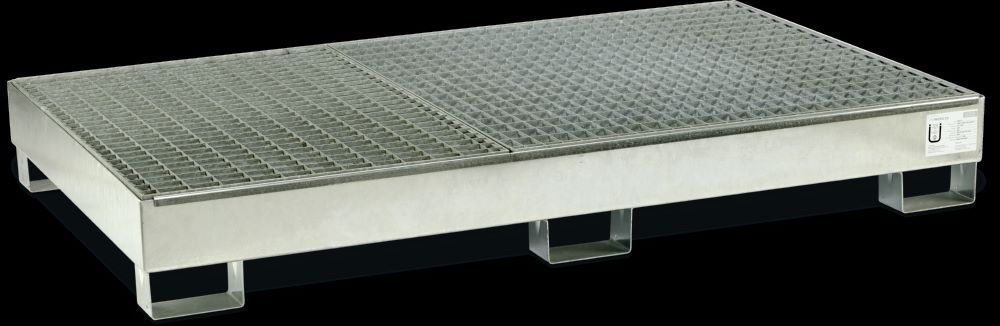 Produktbild Cemo Auffangwanne aus Stahlt Typ SW6 verzinkt 201 x 120,5 x 26,6 cm