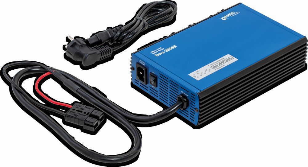 Produktbild Cemo BWS 130-PE FA 3000 Elektropumpe 24 V Li-Ion-Akku mit Haspel schwenkbar gelb bild 2