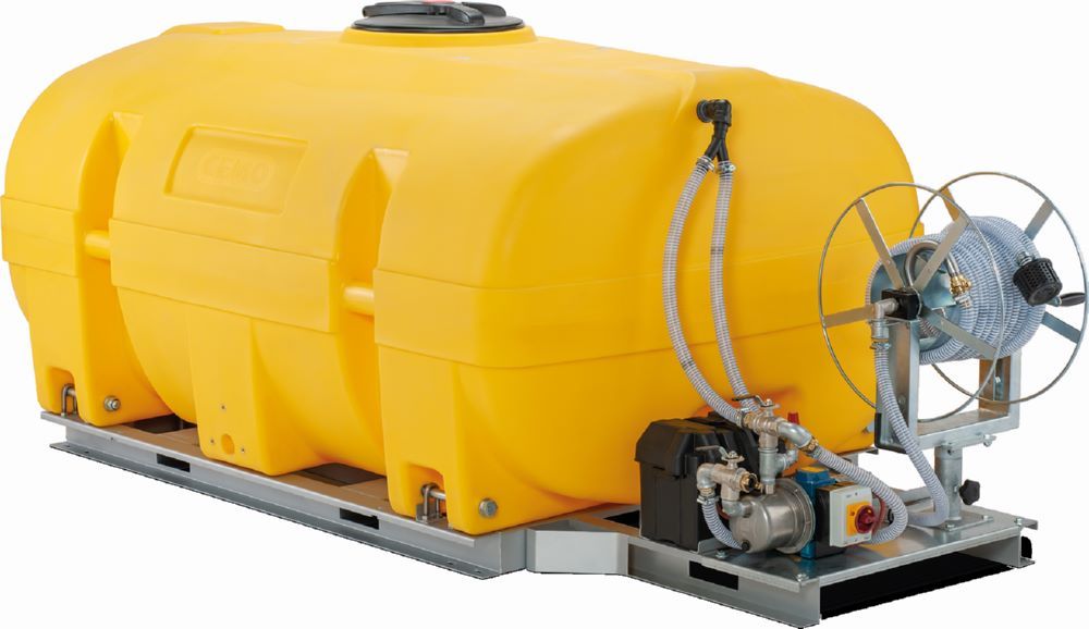 Produktbild Cemo BWS 130-PE FA 3000 Elektropumpe 24 V Li-Ion-Akku mit Haspel schwenkbar gelb bild 9