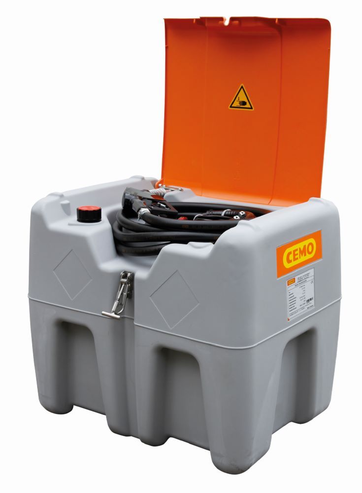 Produktbild Cemo DT-Mobil Easy Dieseltankstation 210 l mit Deckel Elektropumpe 12 V Zapfpistole