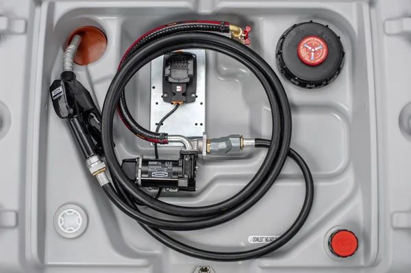 Produktbild Cemo Dieseltank Mobil Easy 470 Liter mit Elektropumpe 18 V 79,6 x 117,5 x 87 cm