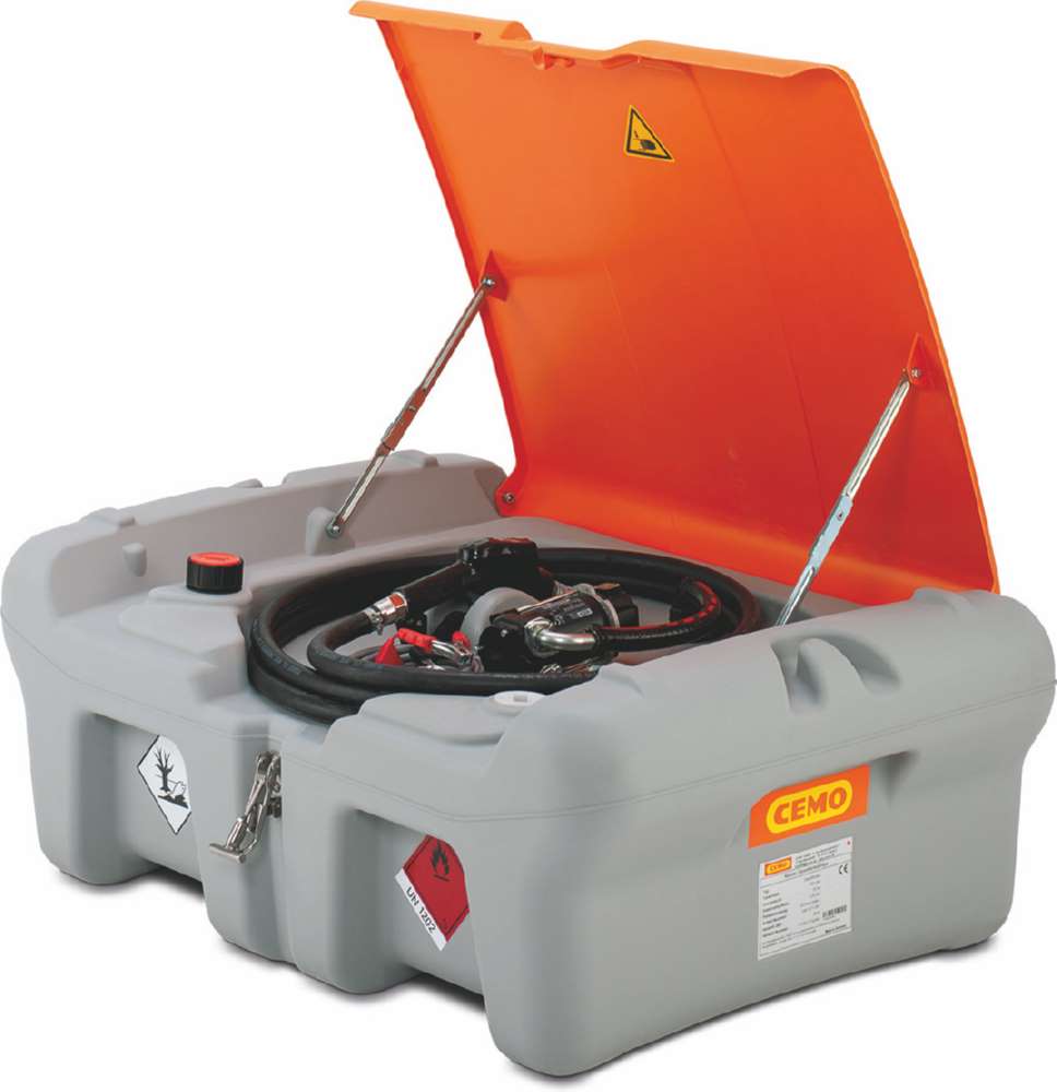 Produktbild CEMO DT Mobil Easy 210 l Pick-up mit Elektropumpe 12 Volt und AZV und Klappdeckel