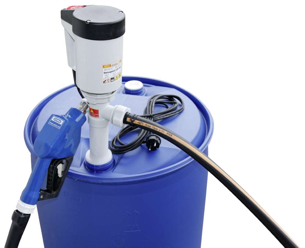Produktbild CEMO Fasspumpe Set Eco-1 AZV für AdBlue mit Automatik Zapfpistole