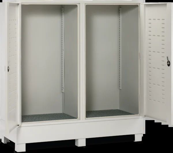 Produktbild Gefahrstoffdepot kompakt 220 für 2 Fässer 70 x 170 x 180 cm bild 2