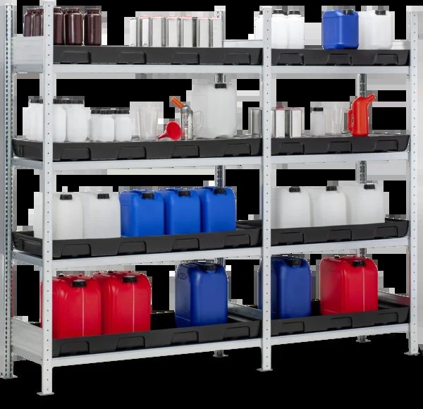 Produktbild Cemo Gefahrstoffregal 10/5 PE Erweiterungsfeld 53,5 x 103 x 200 cm