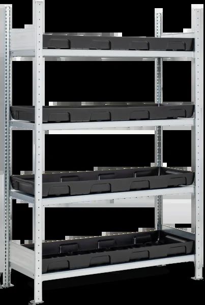 Produktbild Cemo Gefahrstoffregal 13/5 PE Erweiterungsfeld 53,5 x 133 x 200 cm