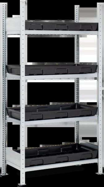 Produktbild Cemo Gefahrstoffregal 10/5-PE Grundfeld 53,5 x 106 x 200 cm