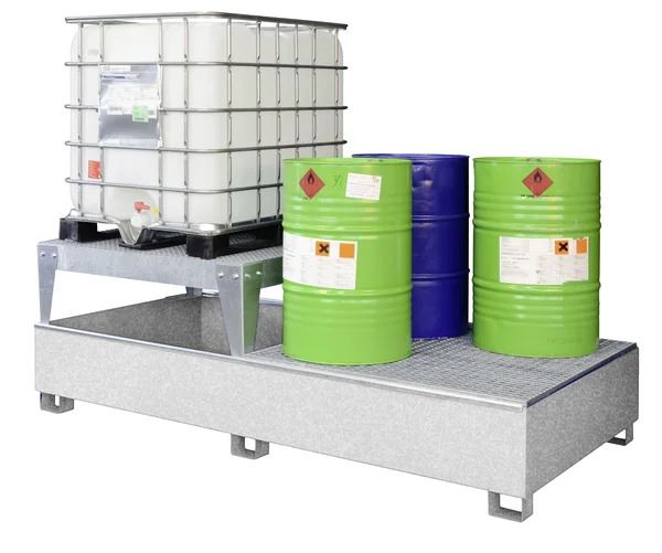 Produktbild Cemo IBC Auffangwanne GS2 AB1 verzinkt 126 x 268 x 80 cm