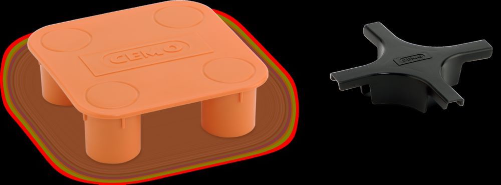 Produktbild Cemo Kreuzverbinder zu PE Auffangwannen