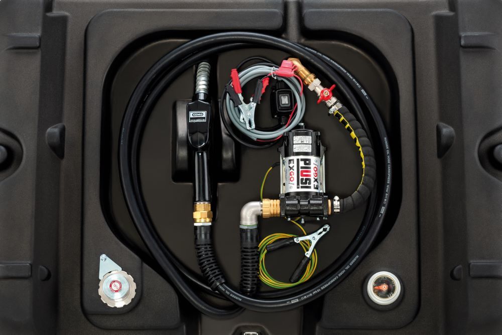 Produktbild Cemo KS-Mobil Easy 330 l mit Elektropumpe 12 V Automatik - Zapfpistole und Deckel bild 6