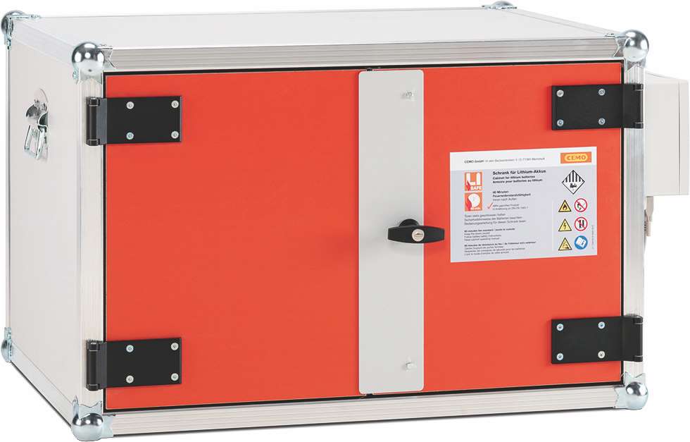 Produktbild CEMO Akku LI Ladeschrank Lagerschrank Premium Plus