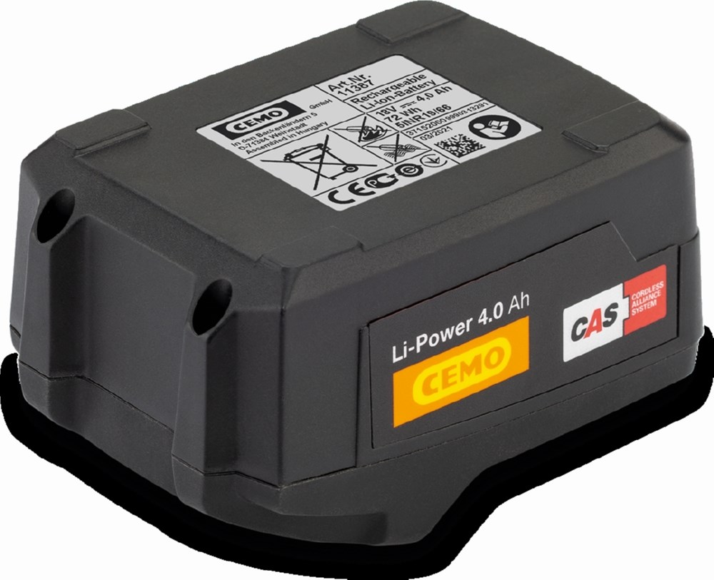 Produktbild Cemo Li-Power Akku 18 V 4,0 Ah
