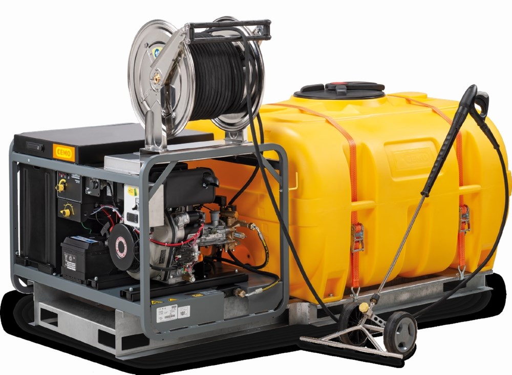 Produktbild Cemo Mobiles Reinigungs und Unkrautbekämpfungssystem MCS 1000 HD 1.000 l