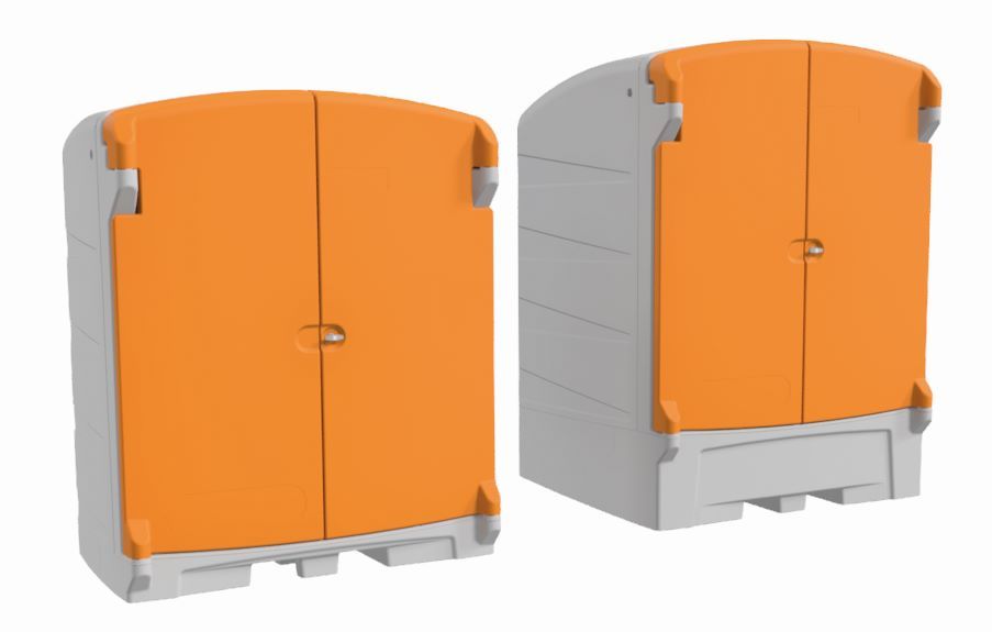 Produktbild Cemo PE-Gefahrstoffdepot 220/2 160 x 114 x 198 cm bild 5