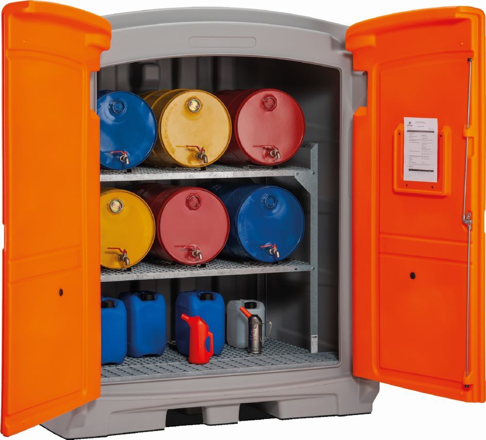 Produktbild Cemo PE-Gefahrstoffdepot 220/2 160 x 114 x 198 cm bild 6