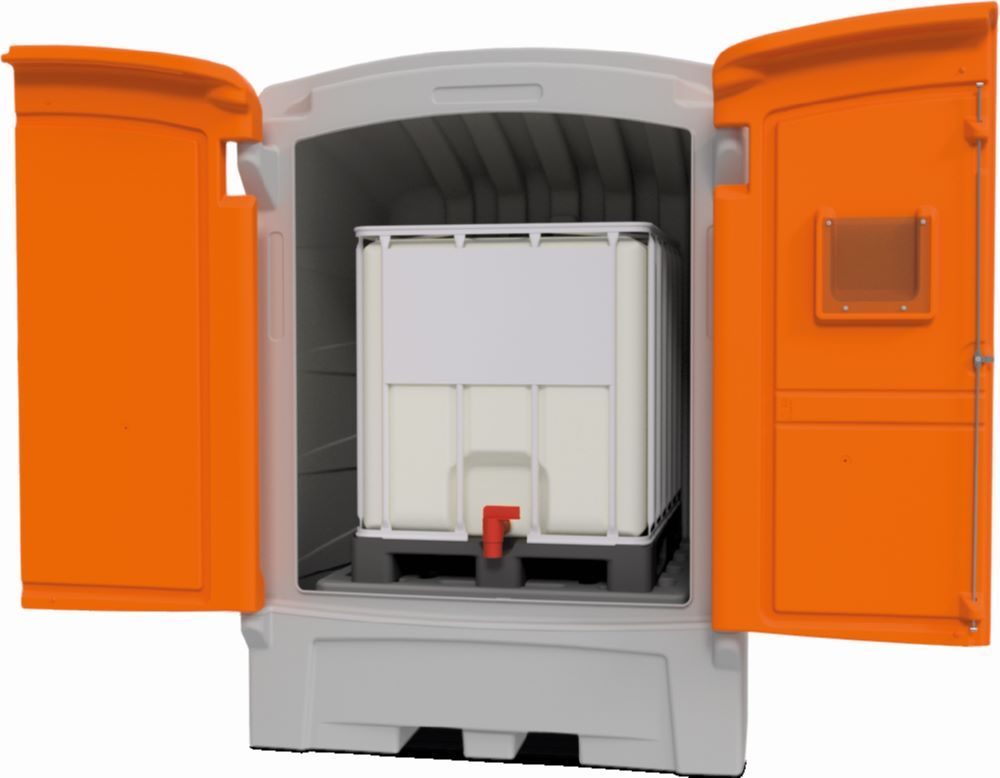 Produktbild Cemo PE-Gefahrstoffdepot 1100/1 160 x 167 x 228 cm bild 2