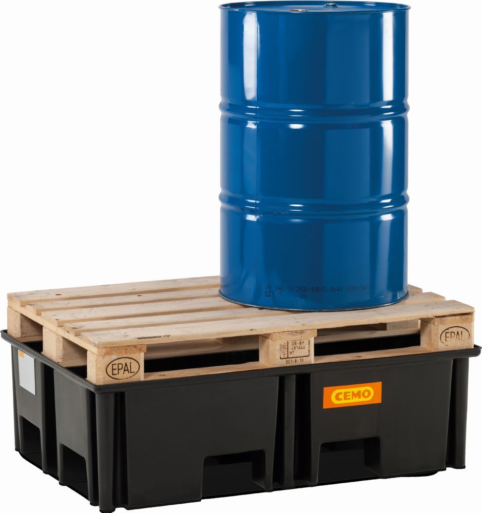 Produktbild Cemo PE-Palettenauffangwanne 220/2 123 x 83 x 36 cm bild 3