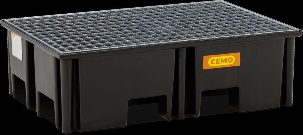 Produktbild Cemo PE-Palettenauffangwanne 220/2 220 Liter 123 x 83 x 36 cm