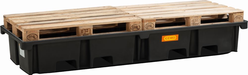 Produktbild Cemo PE-Palettenauffangwanne 242 x 88 x 36 cm 425 Liter bild 2
