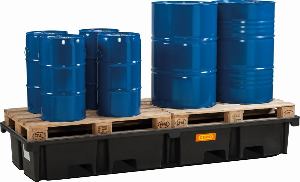 Produktbild Cemo PE-Palettenauffangwanne 242 x 88 x 36 cm 425 Liter bild 4