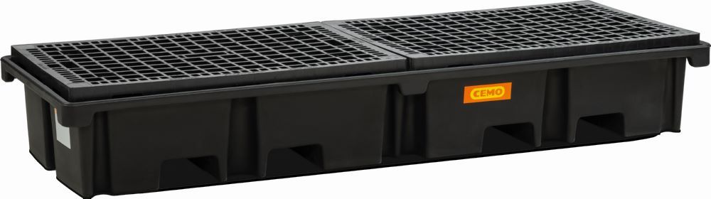 Produktbild Cemo PE-Palettenauffangwanne 242 x 88 x 39 cm 425 Liter Auffangvolumen