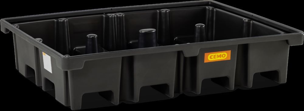 Produktbild Cemo PE-Palettenauffangwanne 425 l Auffangvolumen 167 x 127 x 36 cm