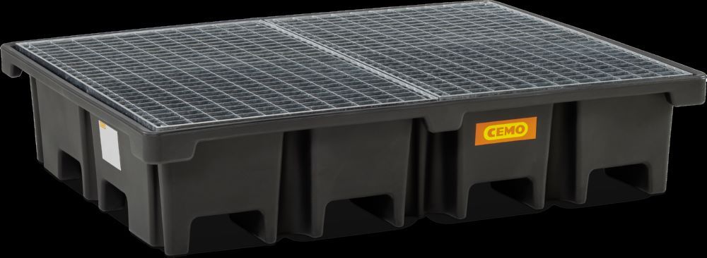 Produktbild Cemo PE-Palettenauffangwanne 167 x 127 x 36 cm 425 l Auffangvolumen