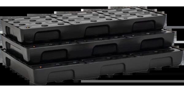 Produktbild PE-Regalauffangwanne 21 L mit PE-Rost bild 3