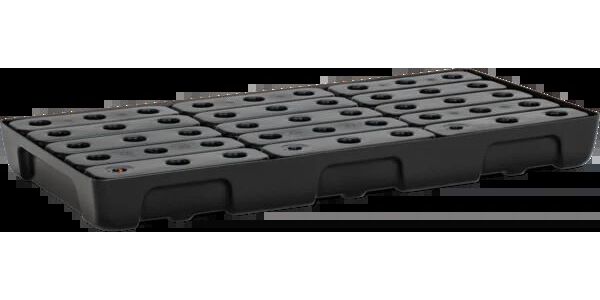 Produktbild PE-Regalauffangwanne 27 L mit PE-Rost bild 3