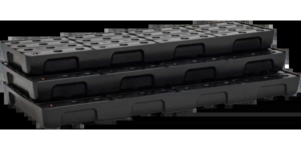 Produktbild PE-Regalauffangwanne 44 L mit PE-Rost bild 3