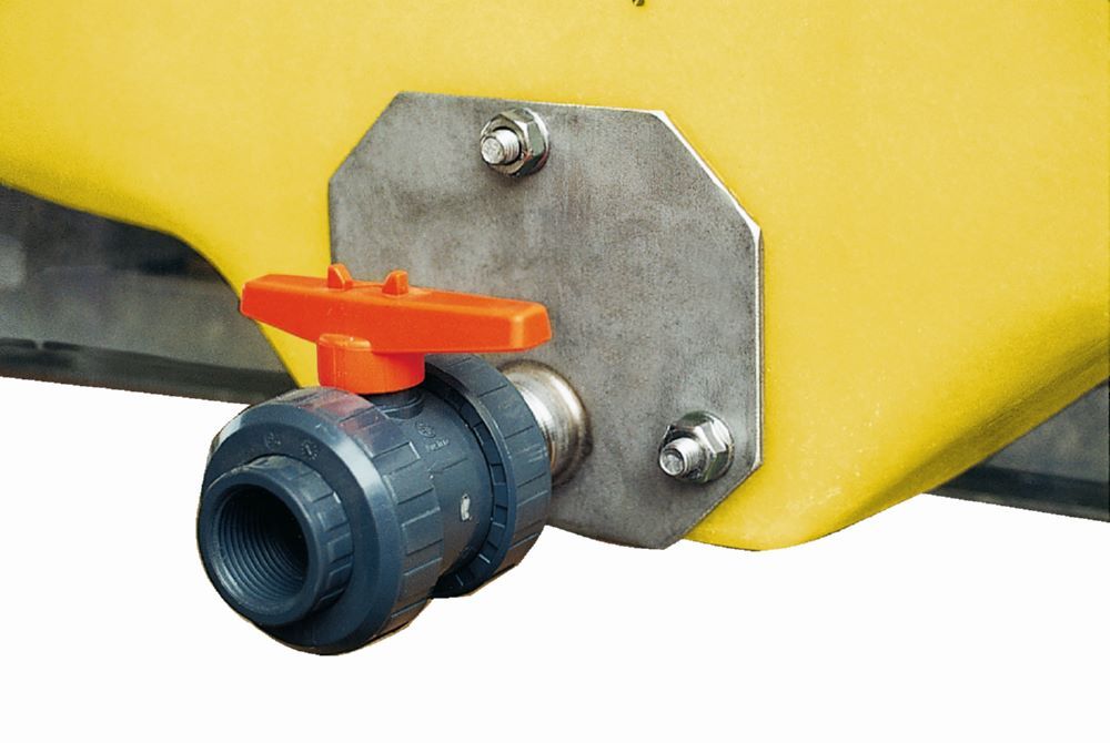 Produktbild Cemo PP-Kugelhahnen R 1 Zoll mit Edelstahlflansch 75 mm bild 2