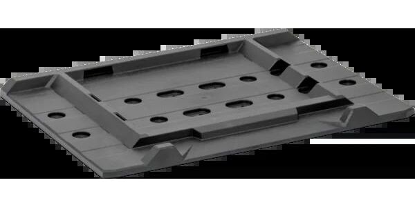 Produktbild Cemo Regal Adapterplatte schwarz 29 x 39,5 x 2 cm