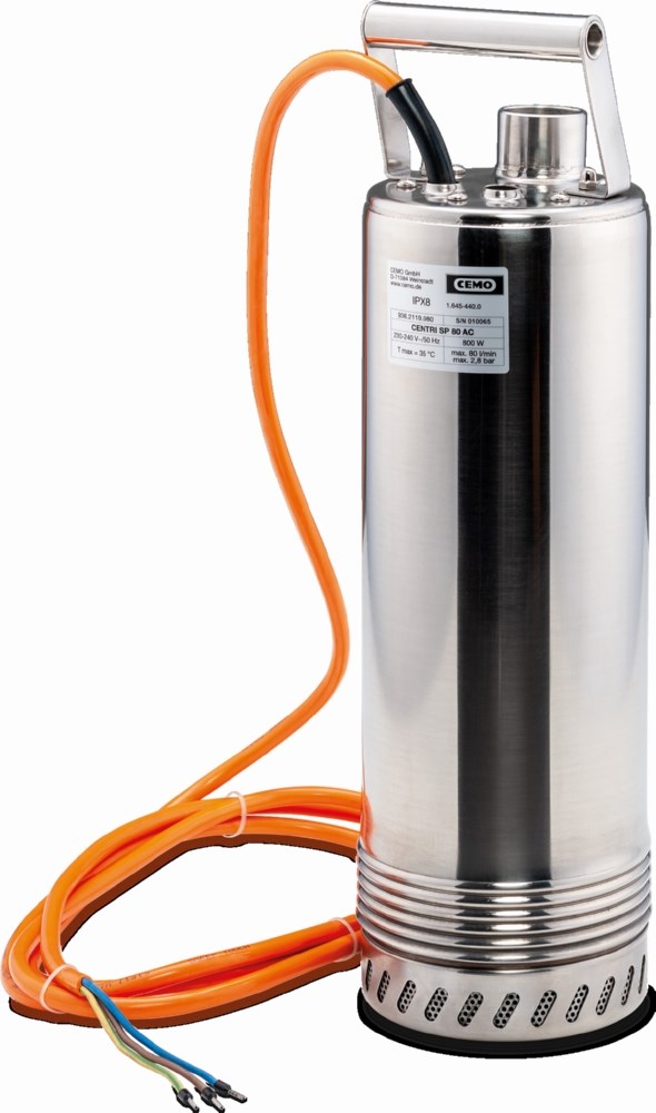 Produktbild Cemo Tauchpumpe CENTRI SP 80 AC für Diesel/Biodiesel und Heizöl