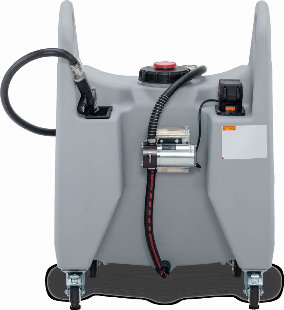 Produktbild Cemo Transfer-Trolley Öl 150 Liter Akku Pumpe max. 4,5 l/min Ladegerät bild 3