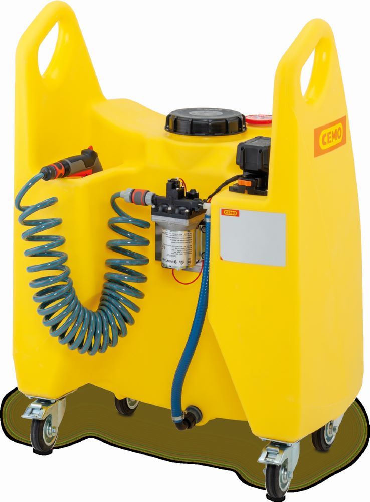 Produktbild Cemo Transfer-Trolley Aqua 150 Liter Akku Pumpe 11 l/min Gießbrause Ladegerät bild 4