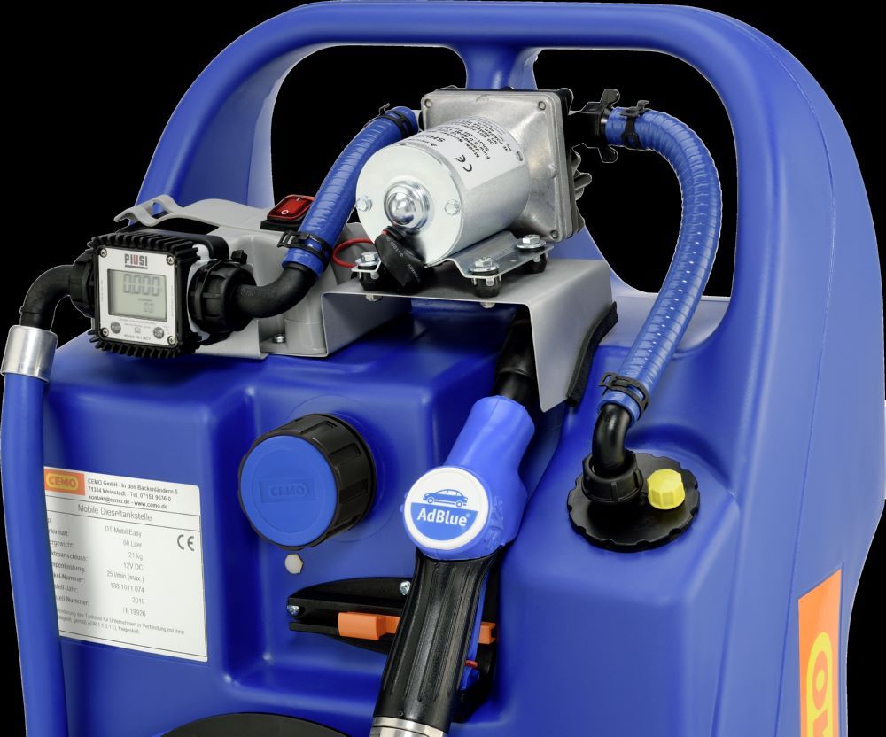 Produktbild Cemo Trolley 60 Liter AdBlue Car PRO AZV Elaflex 90 x 53 x 38 cm bild 2