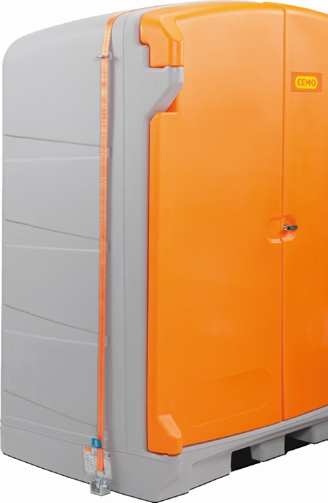 Produktbild Cemo Windlastsicherung für PE Gefahrstoffdepot