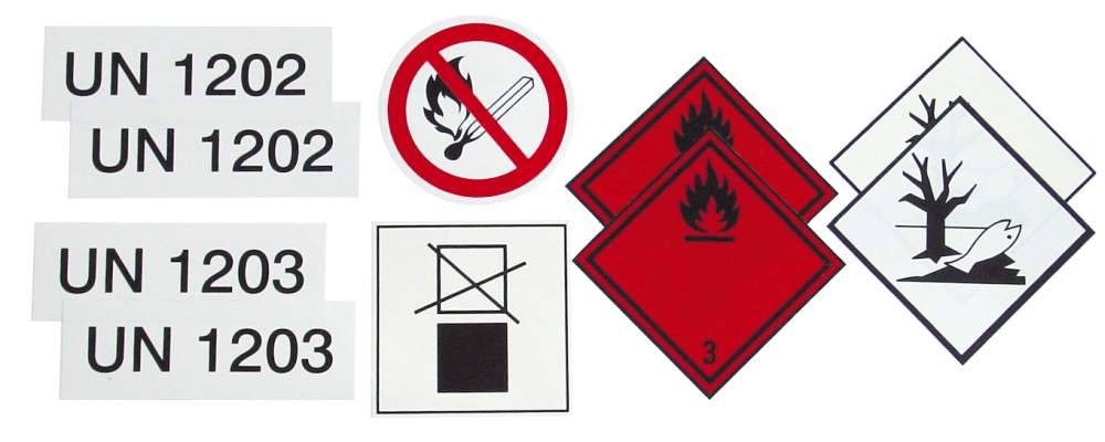 Produktbild  Klebeschilder-Set