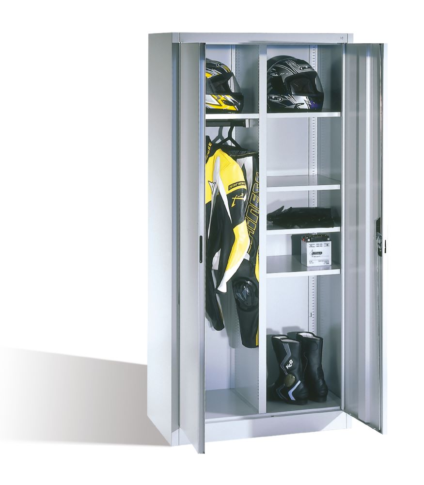 Produktbild C+P Akten und Garderobenschrank Acurado lichtgrau 930 x 500 x 1950 mm bild 3