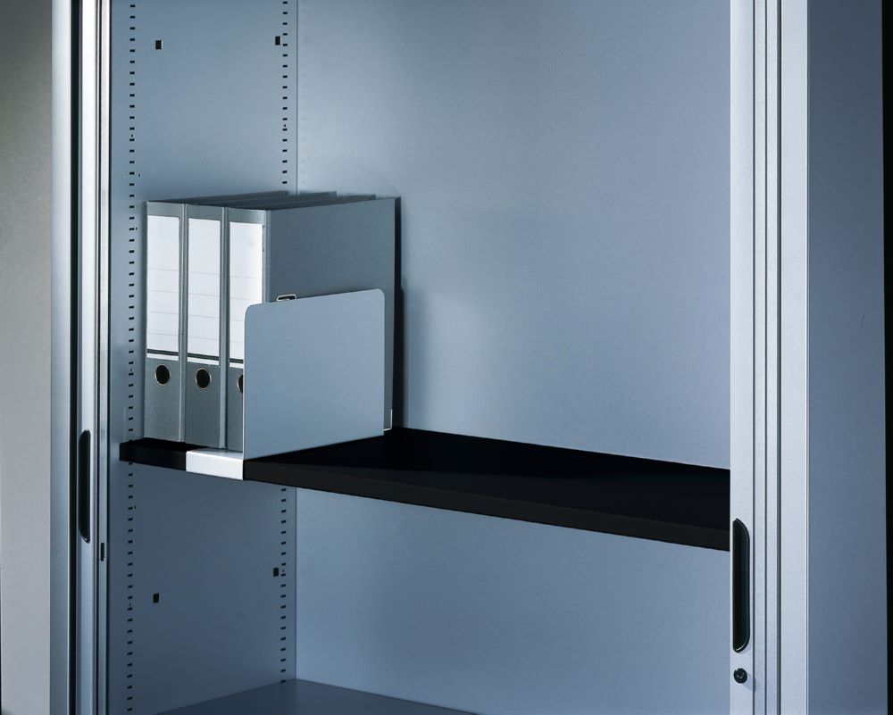 Produktbild C+P Aktenstütze aufschiebar H 229 x B 101 x T 290 mm in lichtgrau