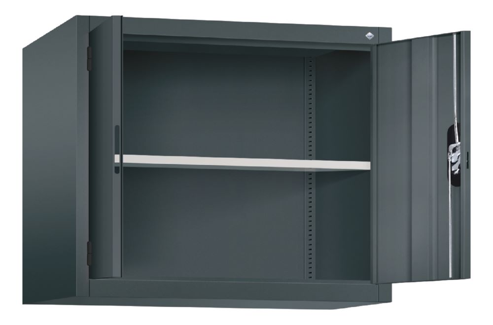 Produktbild C+P Aufsatzschrank Acurado 900 1 Fach höhenverstellbar dunkelgrau 930 x 500 x 790 mm bild 2
