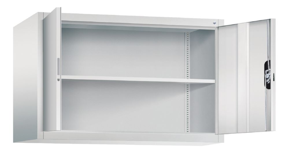 Produktbild C+P Aufsatz Flügeltürenschrank abschließbar lichtgrau 1200 x 500 x 790 mm bild 2