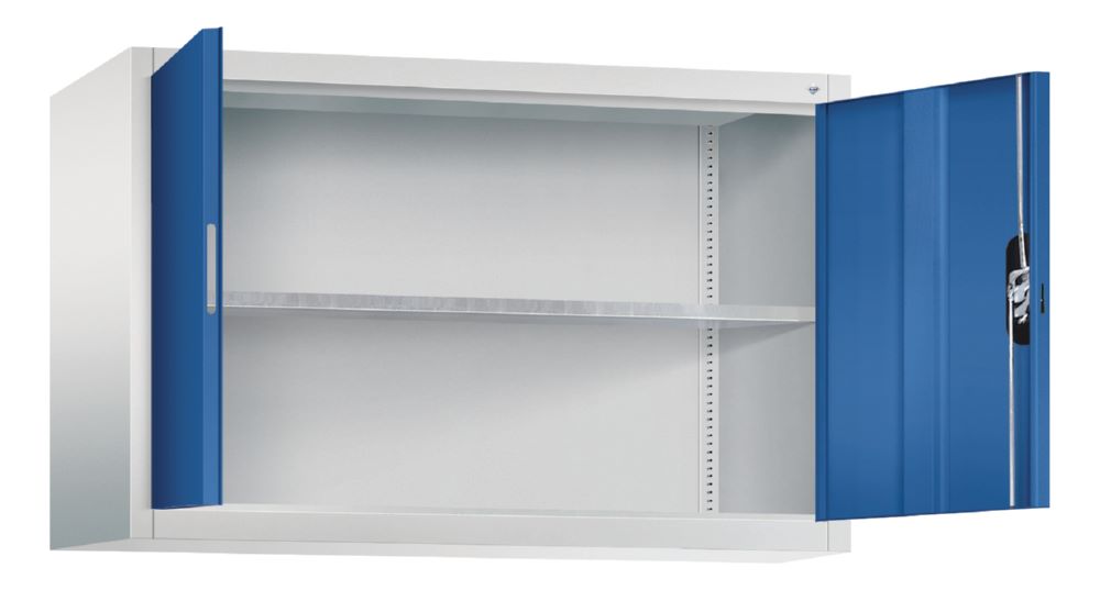 Produktbild C+P Aufsatz Flügeltürenschrank Acurado 900 in enzianblau 1200 x 400 x 790 mm bild 2