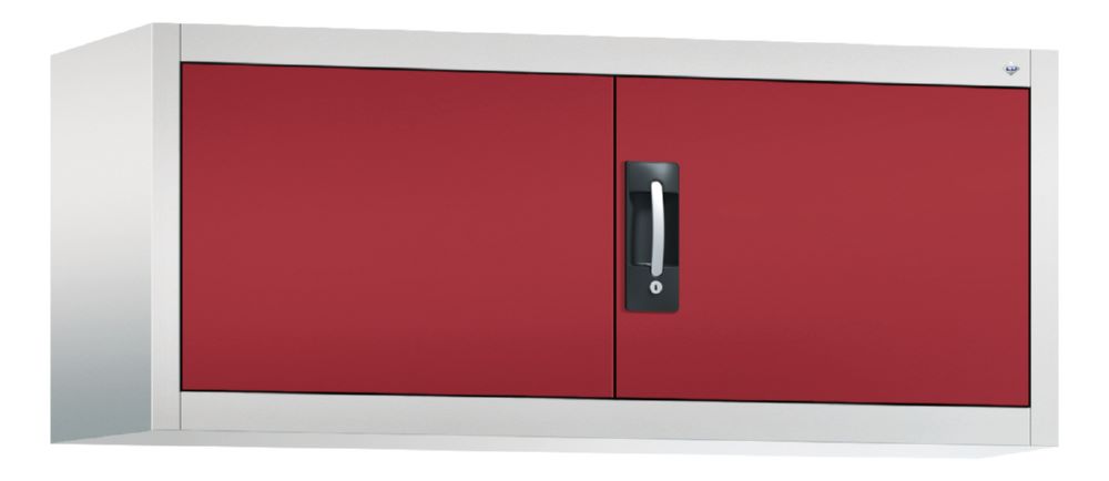 Produktbild C+P Aufsatz Flügeltürenschrank Acurado 900 rubinrot grau 1200 x 400 x 500 mm