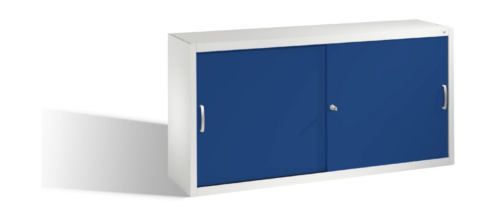 Produktbild C+P Aufsatz Schiebetürenschrank Acurado 2000 enzianblau 1600 x 400 x 790 mm
