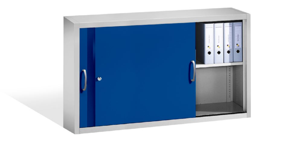 Produktbild C+P Aufsatz Schiebetürenschrank Acurado 2000 enzianblau 1600 x 400 x 790 mm bild 3