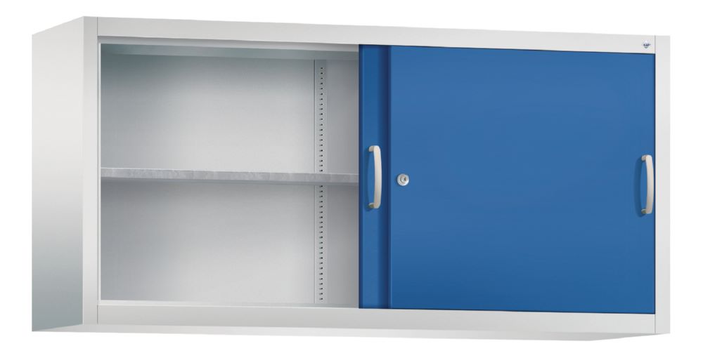 Produktbild C+P Aufsatz Schiebetürenschrank Acurado 2000 enzianblau 1600 x 400 x 790 mm bild 2