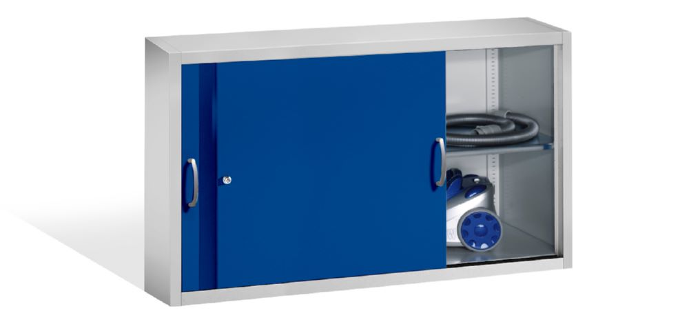 Produktbild C+P Aufsatz Schiebetürenschrank Acurado 2000 enzianblau 1600 x 400 x 790 mm bild 3