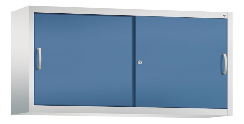 Produktbild C+P Aufsatz Schiebetürenschrank Acurado 2000 fernblau 1600 x 400 x 790 mm